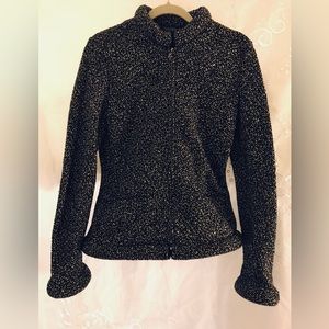 Jean Paul Gaultier Runway Tube Cuff Collar 1999 Vintage Pullover Jacket, Sz 12